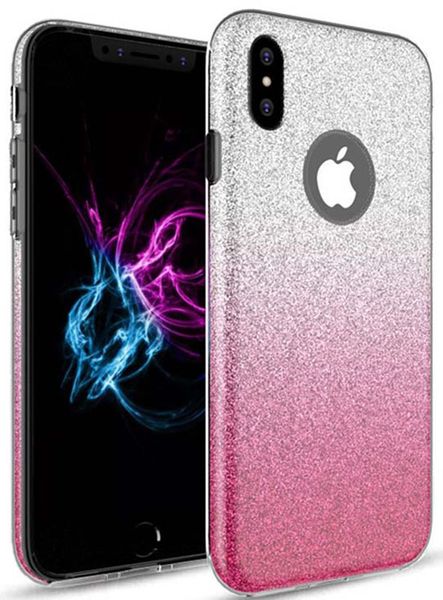 TOTO TPU Shine Case Gradient iPhone X/Xs Pink F_54883 фото