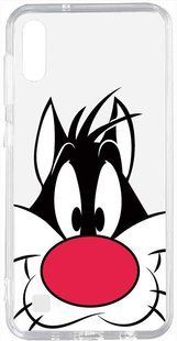 TOTO Acrylic+TPU Print Case Samsung Galaxy A10 #11 Cat Nose Transparent 95155 фото