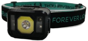 Ліхтар налобний Forever Light Senso XP-E 3W + COB 3W with sensor 270lm 1200mAh Li-Pol Black 140345 фото