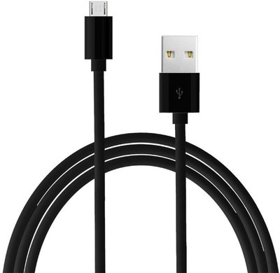 TOTO TKH-56 USB cable microUSB 0.8m Black 52575 фото