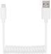 TOTO TKR-52 Spring wire USB cable Lightning 1,2m White 42856 фото 1