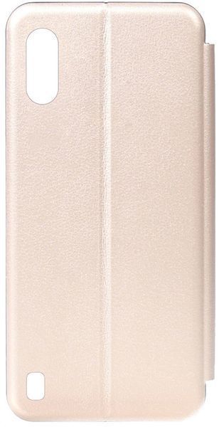 TOTO Book Rounded Leather Case Samsung Galaxy A01 Gold 123084 фото