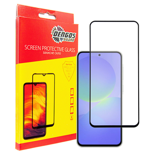 Dengos 5D Full Glue для екрану Samsung Galaxy A36 5G (A366) Black 146195 фото