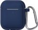 TOTO Plain Cover With Stripe Style Case AirPods Midnight Blue 101757 фото 1