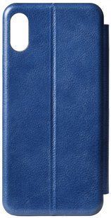 TOTO Book Rounded Leather Case Apple iPhone XS Max Navy Blue 97638 фото