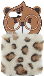 TOTO TPU Fluffy Case IPhone 7 Plus /8 Plus Bear Brown 56801 фото