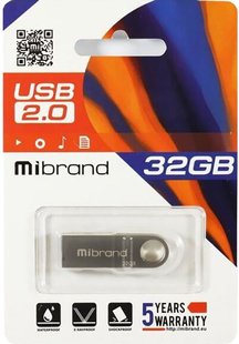 Mibrand USB 2.0 Puma 32Gb Silver 136700 фото