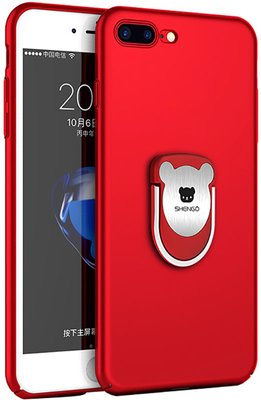 SHENGO Soft-touch holder TPU Case iPhone 7 Plus Red F_54287 фото