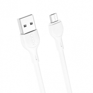 XO microUSB NB200 2.1A/1m White 144772 фото