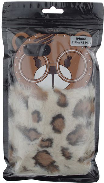 TOTO TPU Fluffy Case IPhone 7 Plus /8 Plus Bear Brown 56801 фото