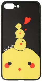TOTO Cartoon Print Glass Case Apple iPhone 7 Plus/8 Plus Chicken Chick 93118 фото