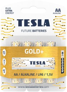 TESLA Batteries GOLD+ AA LR06 Blister 4 шт. 130634 фото