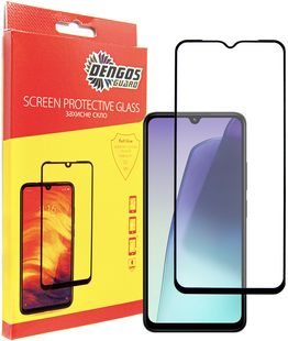 Dengos 5D Full Glue для екрану Xiaomi Redmi 14C Black 145887 фото