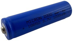 Micron 2000 Series 18650 3.7V 1200 mA/h 140207 фото