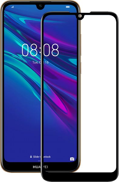 TOTO 5D Full Cover Tempered Glass Huawei Y6 2019 Black 87266 фото