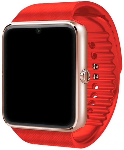 UWatch Smart GT08 Gold/Red 47464 фото