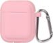 TOTO Plain Cover With Stripe Style Case AirPods Pink 101760 фото 1