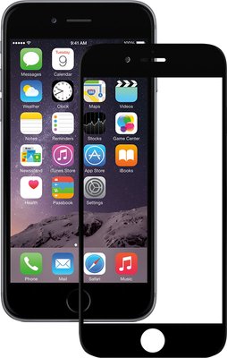 Mocolo 2.5D Full Cover Tempered Glass iPhone 6/6s Silk Black F_52125 фото