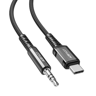 ACEFAST C1-08 USB-C to 3.5mm aluminum alloy audio cable Black 145015 фото