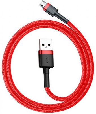 Baseus Cafule Cable USB For Micro 2.4A 1m Red F_139555 фото