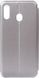 TOTO Book Rounded Leather Case Samsung Galaxy M20 Gray 97715 фото 1