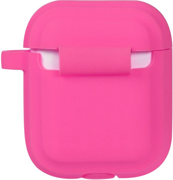 TOTO Plain Cover With Stripe Style Case AirPods Rose Red 101762 фото