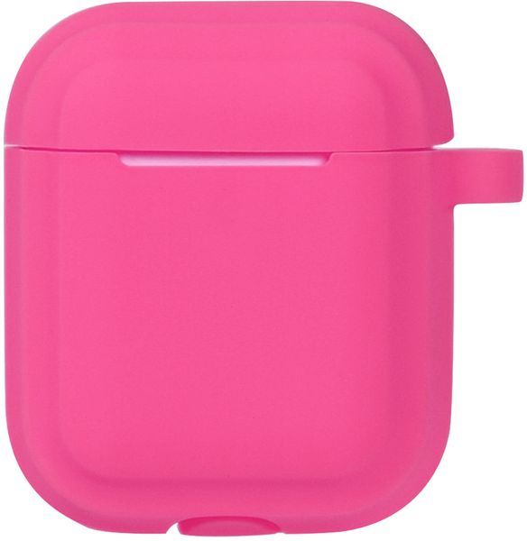 TOTO Plain Cover With Stripe Style Case AirPods Rose Red 101762 фото