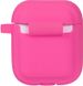 TOTO Plain Cover With Stripe Style Case AirPods Rose Red 101762 фото 3