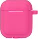 TOTO Plain Cover With Stripe Style Case AirPods Rose Red 101762 фото 4