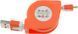 TOTO TKX-66 Flat USB cable microUSB 1m Orange 57474 фото 1