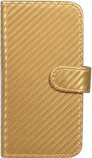 TOTO Book Carbon Fiber Universal Cover 4,7-5,3" Gold 101619 фото