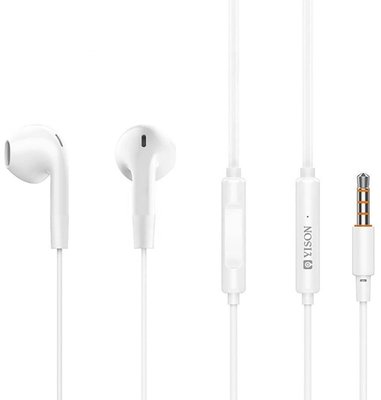 Yison X1 Wired Earphones White F_142778 фото