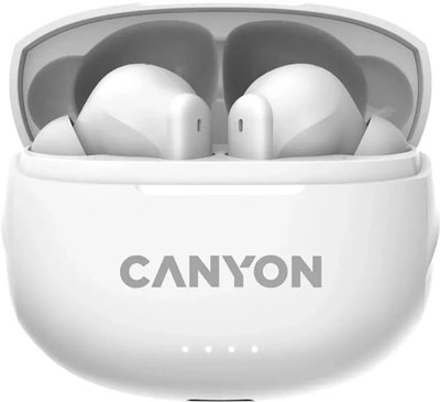 Canyon TWS-8 Bluetooth Headset With Microphone BT V5.3 White F_141462 фото