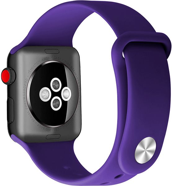 UWatch Silicone Strap for Apple Watch 42/44 mm Deep Purple 101408 фото