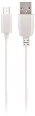 Maxlife cable USB - MicroUSB 0.5m 2A White F_141363 фото