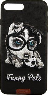 Remax Funny Pets Series Case Apple iPhone 7 Plus Black 62110 фото