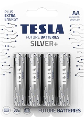 TESLA Batteries SILVER+ AA LR06 Blister 4 шт. F_136802 фото