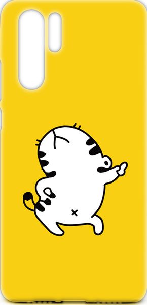 TOTO Cartoon Soft Silicone TPU Case Huawei P30 Pro Cat Yellow 97099 фото