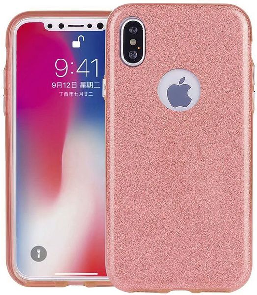 TOTO TPU Shine Case iPhone X Rose Gold 54905 фото