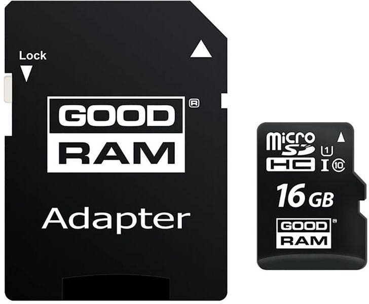 Goodram microSDHC/SDXC class 10 UHS-1 SD adapter16Gb 135904 фото