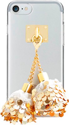 DDPOP Spangle Ball case iPhone 7 White/Gold F_47225 фото
