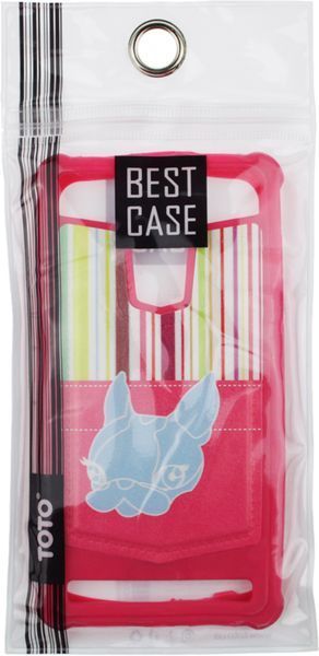 TOTO Universal TPU case with image 4,5" Dog Pink 54088 фото