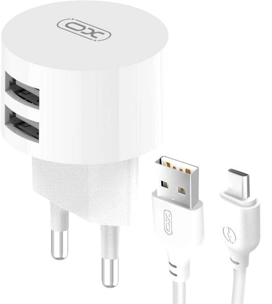 XO L62 2.4A/2USB White 144107 фото