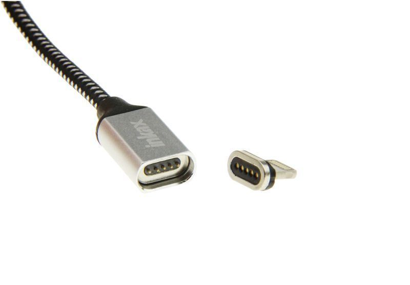 INKAX CK-50 magnetic Lightning cable 1m Black 72194 фото INKAX CK-50 magnetic Lightning cable 1m Black 72194 фото