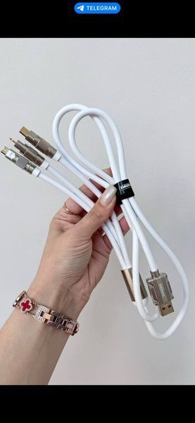 Remax RC-C126 3-in-1 66W Cable White 145035 фото