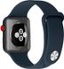 UWatch Silicone Strap for Apple Watch 42/44 mm Midnight Blue 101391 фото 2