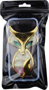 TOTO TPU Case Decorative Stones IPhone 5/5S/SE A Fox Purple 56562 фото