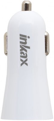 INKAX CD-37 Car charger 1USB 1A White F_72217 фото