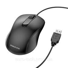 Borofone BG4 Business wired mouse Black 142929 фото