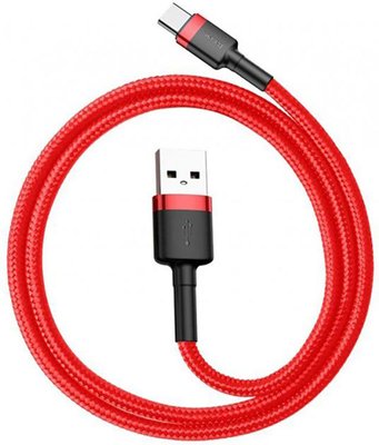Baseus Cafule Cable USB For Type-C 3A 0.5m Red Red F_139385 фото